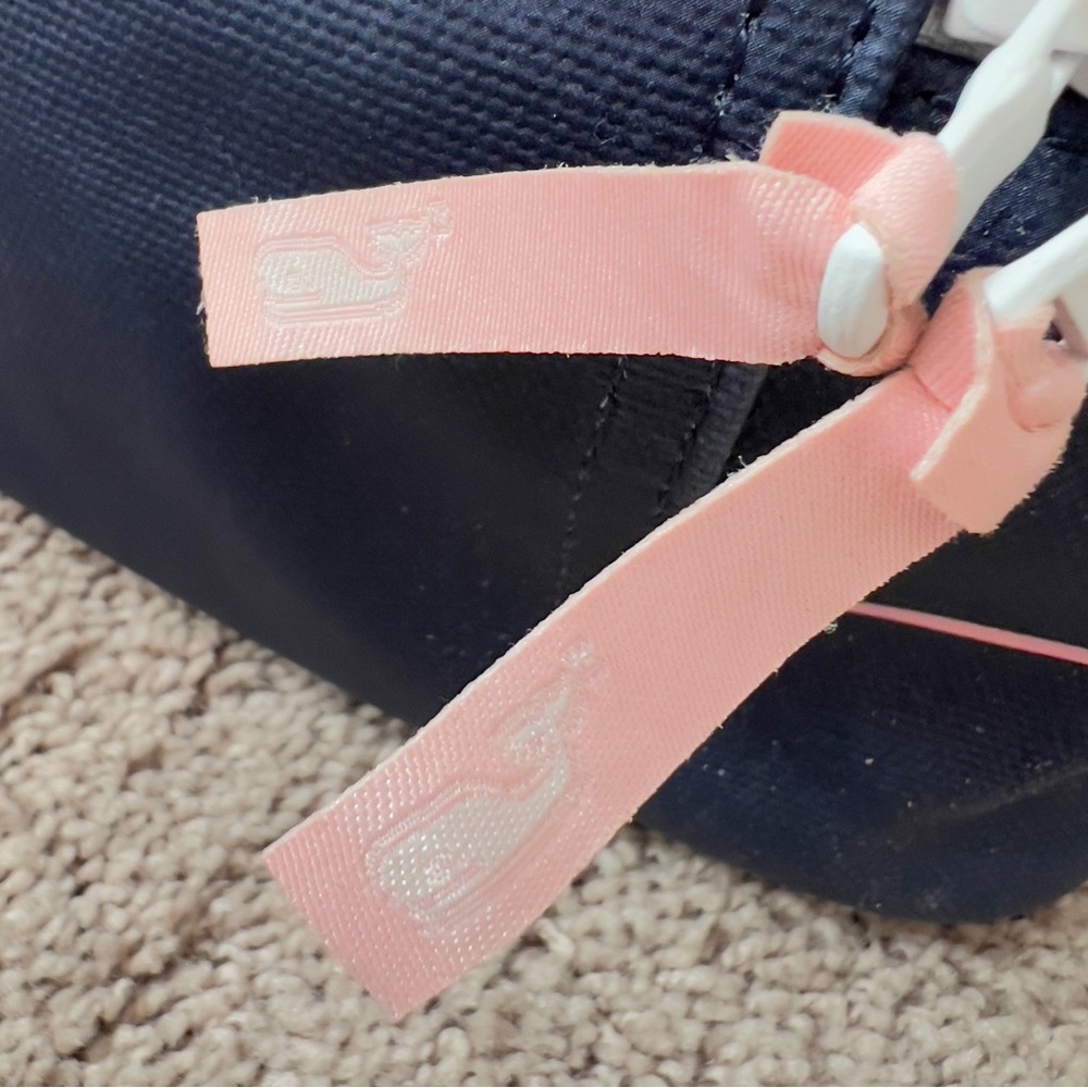 Vineyard Vines Navy and Pink Tote Bag - Picture 6 of 12